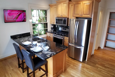 Fully Equipped Kitchens in all of our Furnished apartments in Buffalo NY